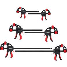 Hand Tools Maxpower Bar Clamp Set 6-pieces 24 inch 12 inch 6 inch 2 pc Clamp