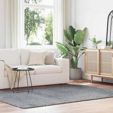 vidaXL Ryamatta Med Lång Lugg NAVARRA 160x230 cm Polyester Grå, Silver cm