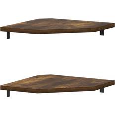 Furinno Rossi Hexagon Hörn Bärnsten Tall Vägghylla 42.2cm 2st