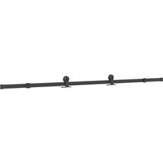 Døre vidaXL 76 205 cm Vetro Temperato Alluminio Porta Scorrevole (x)