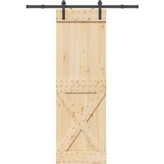 Doors vidaXL with Hardware Set 70x210 cm Sliding Door (x210cm)