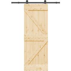 Doors vidaXL with Hardware Set 70x210 cm Sliding Door (x210cm)