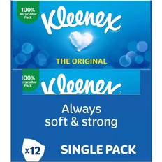 Kleenex Original Facial Tissues Pack of 12 Boxes