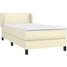 vidaXL mit Matratze 100x200 cm Kunstleder Boxspringbett