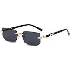 Rimless Sunglasses Grey