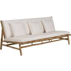 Bambu Soffor Utemöbler BigBuy Garden Trädgårdsoffa Natural 200 x 86 x 81 cm Soffa