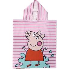 Peppa Pig Pink Hættet Poncho Håndklæde 50 x 115 cm