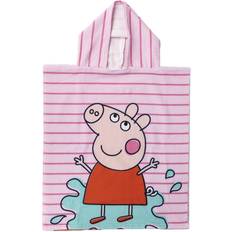 Rosa Toallas de bebé Peppa Pig Poncho de Microfibra 50 x 115 cm