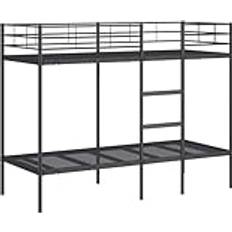 vidaXL Utan Madrass 80x200 cm Stål Våningssäng