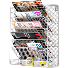 Metal Newspaper Racks Ebern Designs Prezlee Metal Magazine 15.94 H x 12.79 W x 4.33 D Newspaper Rack