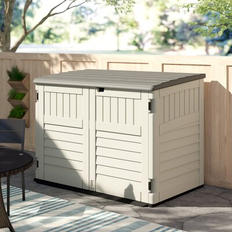Suncast Stow-Away Horizontal Storage Shed 6 ft x 4 ft D (Building Area )