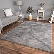 TT Home Shaggy Matta Hög Stapel 120 x 160 cm Grå
