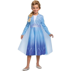 Disguise Disney Offizielles Premium Frozen Die Eiskönigin Elsa Kleid Kinder Kostüm, Prinzessin Kostüm Mädchen für Halloween Karneval Geburtstag, Größe
