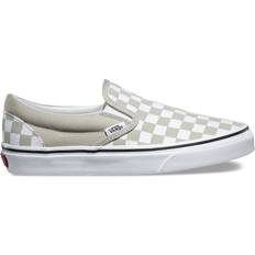 Vans Unisex Shoes Vans Classic Slip-On Checkerboard - Desert Sage Green/True White