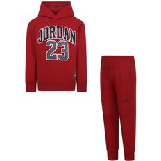 Children's Clothing Nike Little Kid's Jordan 23 Fleece Hoodie Set - Gym Red (85C651-R78)