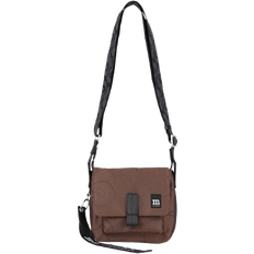 Mini Messenger Piirto Unikko Shoulder Bag - Brown/Black