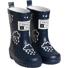 Grass & Air Infant Colour-Changing Wellies - Navy