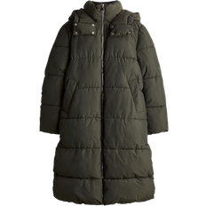 Jassen H&M Water Repellent Puffer Coat - Dark Khaki Green