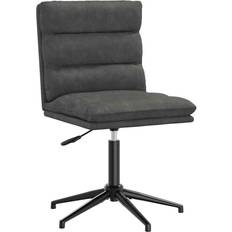 Läder Köksstolar på rea vidaXL 4101305 Black Köksstol 84cm