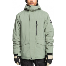 Sì - Verde Giubbotti Quiksilver Mission Solid Snow Jacket Men - Sea Spray