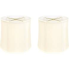 Royal Designs Drum Off White Shade 10" 2pcs