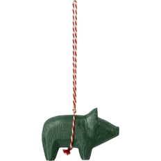 Maileg gris Maileg Pig Dark Green Julgranspynt 5cm