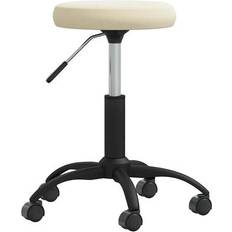 vidaXL Swivel Cream Kontorstol 54cm