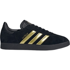 Black - Woman Basketball Shoes adidas Gazelle Bellingham - Core Black/Gold Metallic