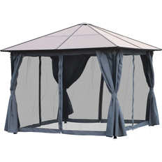 Garten & Außenbereich OutSunny Gazebo with Roof 3x3 m