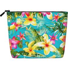 Jiuty Hawaiian Versatile Travel Makeup Bag - Blue