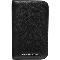 Michael Kors Portefeuille Compact Hudson En Cuir Grainé - Noir