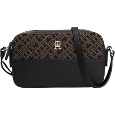 Tommy Hilfiger Monogram Jacquard Camera Bag - Black