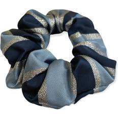 Equetech Striped Hair Tie for Women Lurex - Bleu