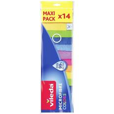 Multicolore Spugne Vileda Microfibre Colors Megapack 14 pz 173741