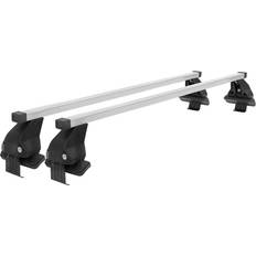 Gray Roof Racks Omac Smooth Roof Racks Cross Bars 2 Pcs