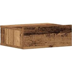 Svävande sängbord vidaXL 861119 Old Wood Sängbord 32x40cm