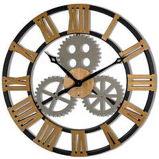 Flexibel Industriell Design 80 cm Diameter Väggklocka
