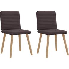 vidaXL 4101148 Dark Brown Köksstol 86cm 2st