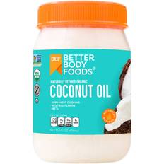 Organic coconut oil BetterBody Foods Refined Organic Coconut Oil 400g 45.8cl