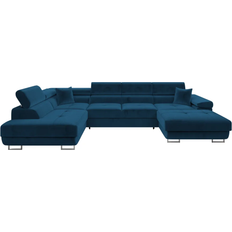 Mirjan24 Torezio Bis Blue Sofa 346cm 2 Seater, 5 Seater