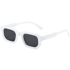 Polarized Square Sunglasses White/Grey