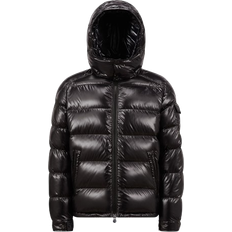 Moncler Jackets Moncler Maya Hooded Short Down Jacket - Black