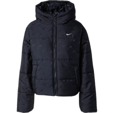 Nike classic puffer therma fit Nike Classic Loose Therma-Fit Puffer Jacket - Black/White