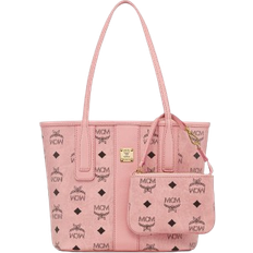 MCM Liz Shopper in Visetos Mini - Soft Pink