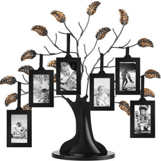 Iron Photo Frames Hokku Designs Family Tree Picture 6 Hanging 2 x 3 Photo Frame