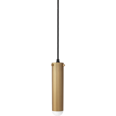Built-In Switch Pendant Lamps Globen Lighting Hubble Brushed Brass/White Pendant Lamp ∅ 6cm