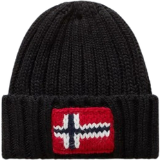 Tessuto Riciclato Cappelli Napapijri F-Semiury Beanie Hat - Black