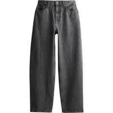 Loose - Women Jeans H&M Baggy High Jeans - Dark Grey