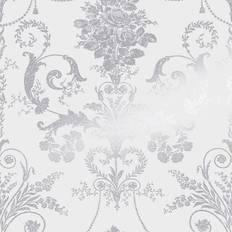 Silber Tapeten Laura Ashley Josette Silver Wallpaper 113379