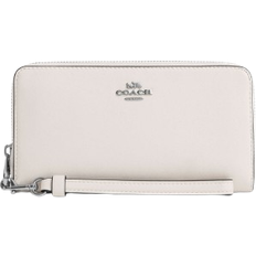 Coach Long Zip Around Wallet - Smooth Leather/Silver/Chalk